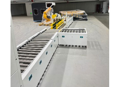 包装集放滚筒线